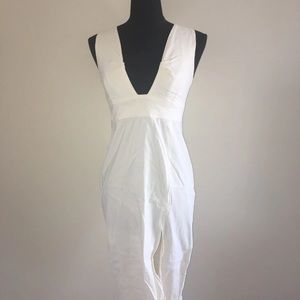 Sexy Plunge Neck Dress